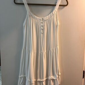 Wild Fable White Ruffled Top